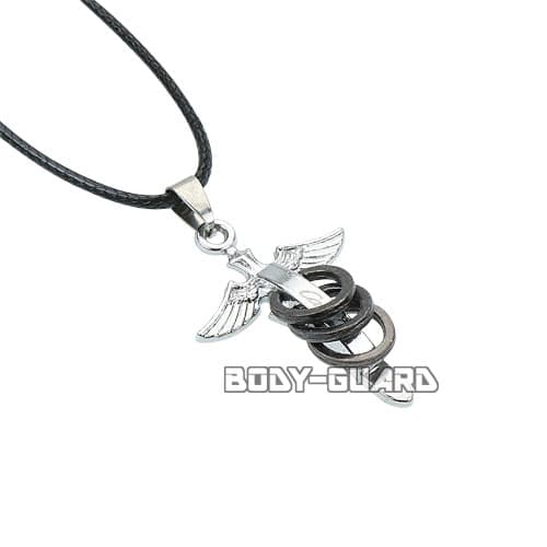 天使ネックレス　リング付き　シルバー