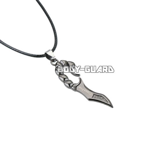 スコルピオン　テイル　ネックレス　ブラック【ゆうパケット送料無料】