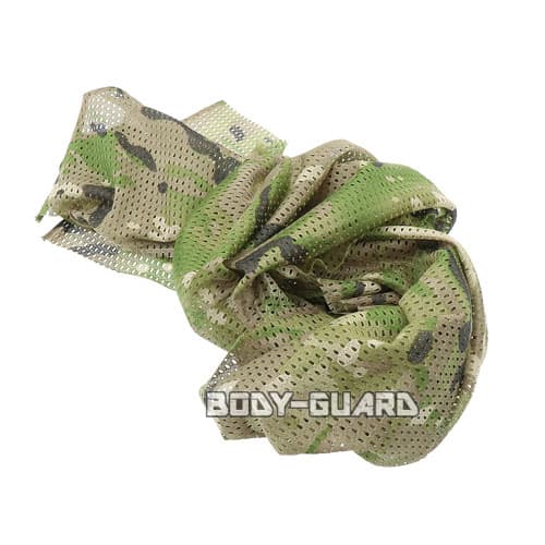 ネックスカーフ　メッシュタイプ　グリーンカモ【ゆうパケット送料無料】