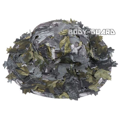 リアルカモフラージュハット★　グレーカモ