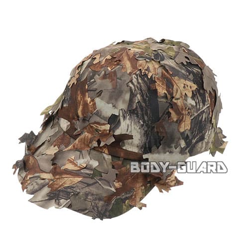 リアルカモフラージュキャップ　ブラウンカモ