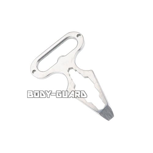 マルチツール付き　ディフェンスツール　シルバー【ゆうパケット送料無料】