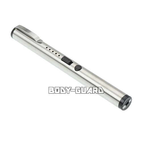 ペン型スタンガン　TW-1903　充電式　シルバー