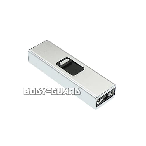 USBメモリ型スタンガン　タイプ2　充電式　シルバー