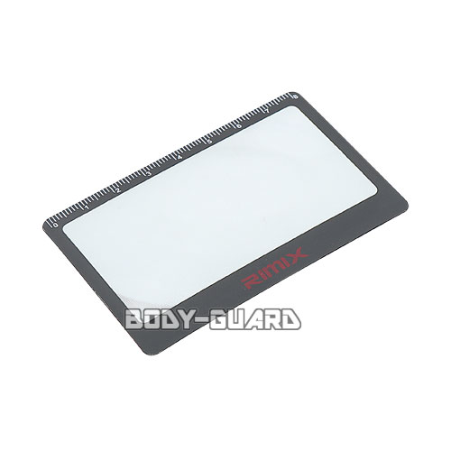 RIMIX　カード型　ルーペ　ブラック【ゆうパケット送料無料】