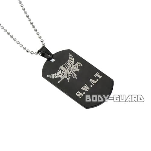 SWAT　ペンダントタグ　ブラック【ゆうパケット送料無料】