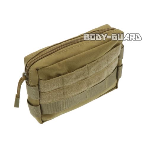タクティカルポーチ　ミニ　横長　18センチ　ベージュ【ゆうパケット送料無料】