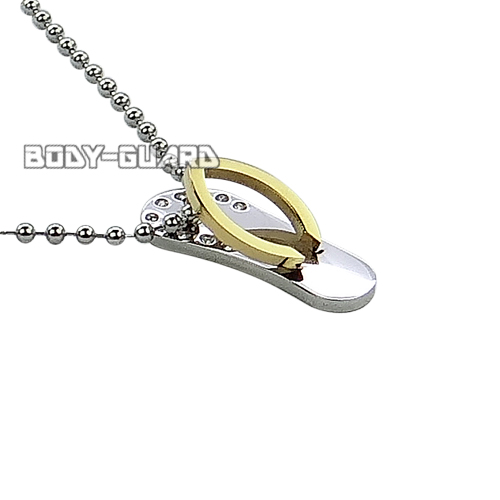 サンダルネックレス　ゴールド【ゆうパケット送料無料】