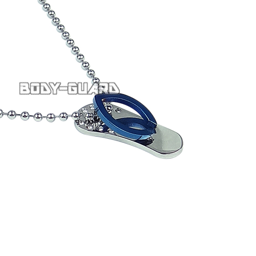 サンダルネックレス　ブルー【ゆうパケット送料無料】