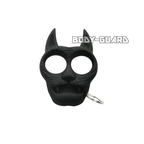 キーチェーン　バッドキャット　ブラック