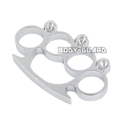 ドクロナックル　シルバー【ゆうパケット送料無料】