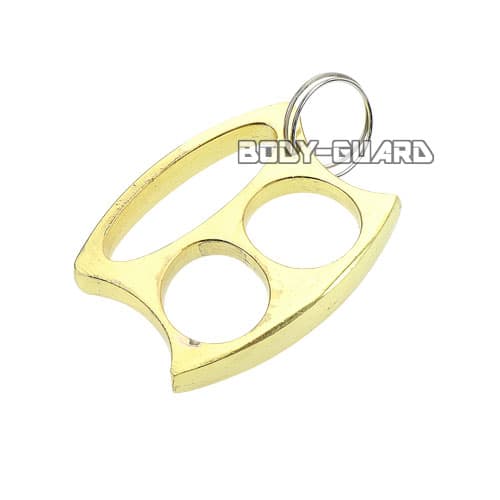 Wフィンガーナックル　シンプル　ゴールド【ゆうパケット送料無料】