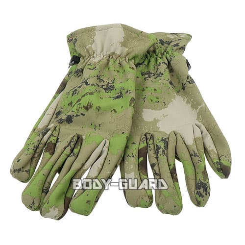 タクティカル防寒グローブ　グリーンカモ　L【ゆうパケット送料無料】