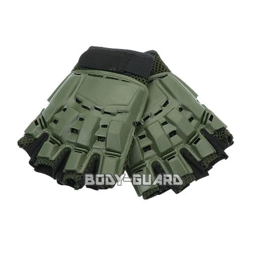 プロテクトグローブ　メッシュ　カーキ　L