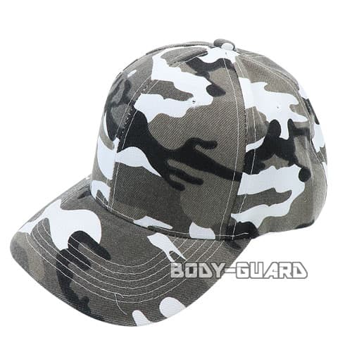 カモフラージュキャップ　シンプル　ホワイト