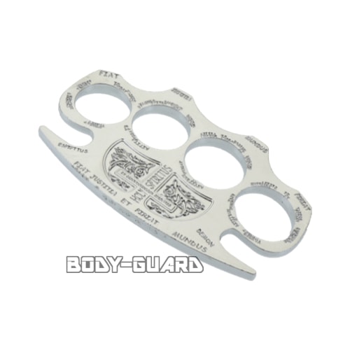 デザインナックル　十字架　シルバー【ゆうパケット送料無料】