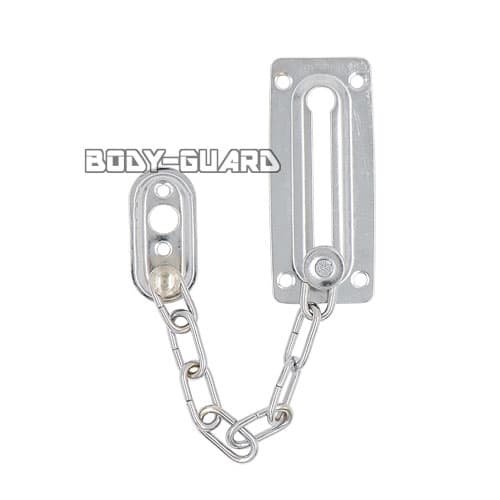 防犯ドアチェーン　18cm　シルバー【ゆうパケット送料無料】