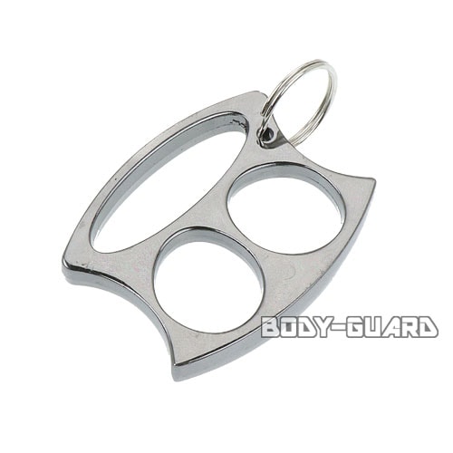 Wフィンガーナックル　シンプル　グレー【ゆうパケット送料無料】