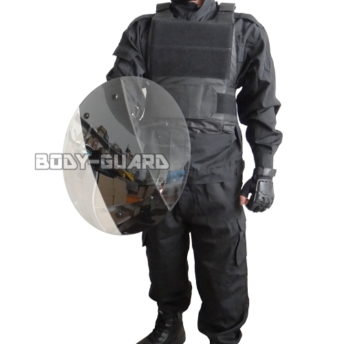 ポリカーボネート防護盾　小○