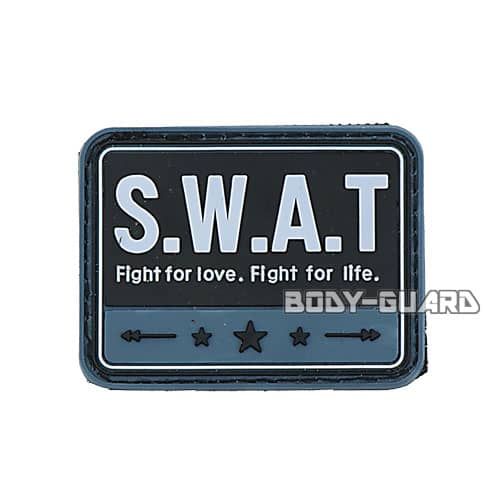 SWAT　ワッペン　スクエア【ゆうパケット送料無料】