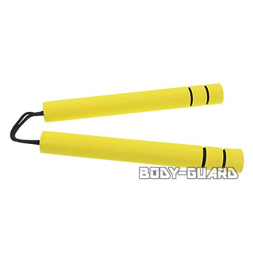 スポンジヌンチャク　紐タイプ　イエロー