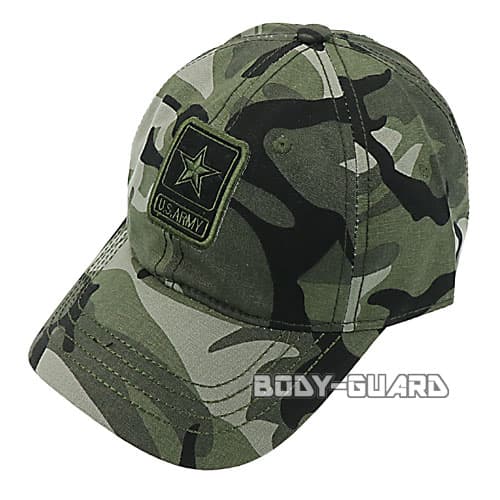 ミリタリーキャップ　U.S.ARMY　カモフラージュ