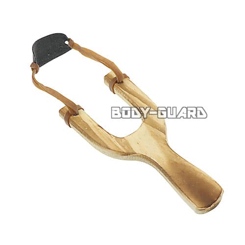 スリングショット　木製　ナチュラル　平ゴム