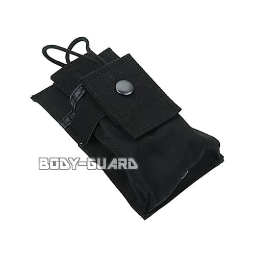 トランシーバー　収納ポーチ　ブラック【ゆうパケット送料無料】