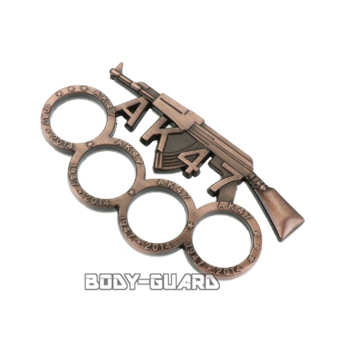 デザインナックル　AK47　ブロンズ【ゆうパケット送料無料】