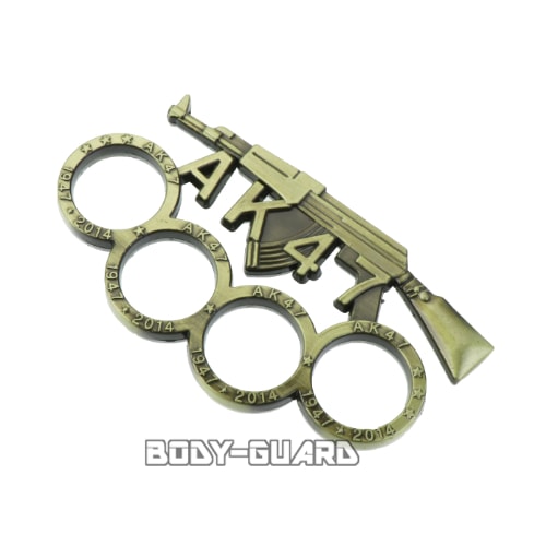デザインナックル　AK47　スモークゴールド【ゆうパケット送料無料】