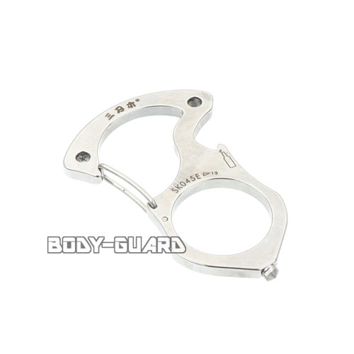 カラビナ型ガラス割りツール　SKO45E　シルバー【ゆうパケット送料無料】