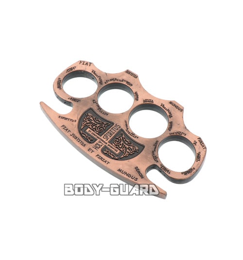 デザインナックル 十字架 ブロンズ 防犯グッズ 護身用グッズ専門店 ボディーガード