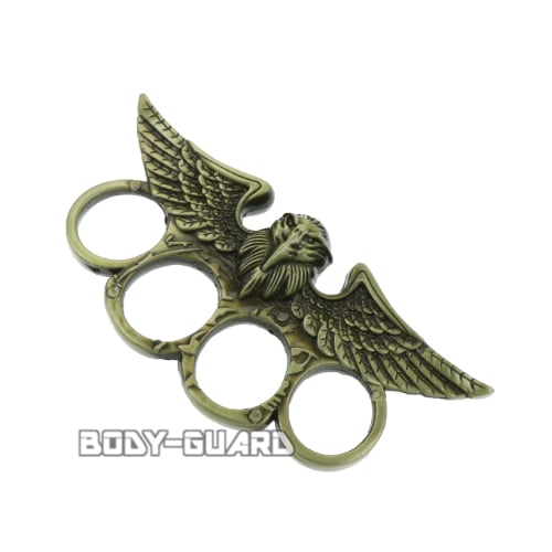 デザインナックル　イーグル　4フィンガー　スモークゴールド