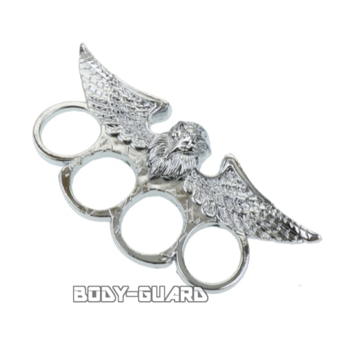 デザインナックル　イーグル　4フィンガー　シルバー
