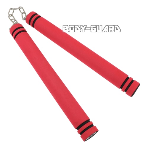 スポンジヌンチャク　4ライン　ベアリング　レッド