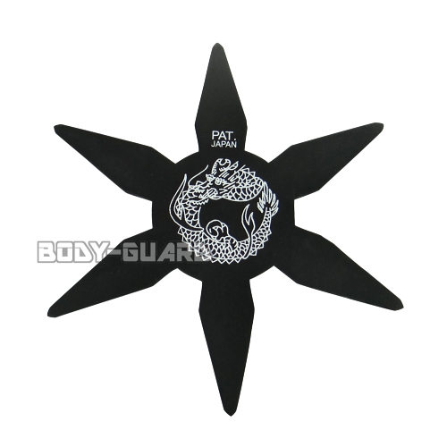 手裏剣・ゴム製　Lタイプ　11センチ　6角　