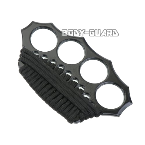 ナックル　角紐巻き　ブラック×ブラック