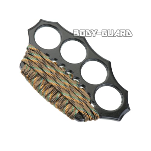 ナックル　角紐巻き　ブラック×迷彩