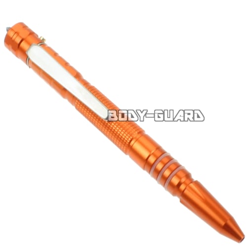 タクティカルペン　T-7　LEDライト付き　オレンジ【ゆうパケット送料無料】