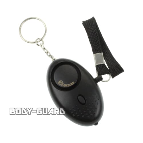 CLAWZARD　ライト付き防犯ブザー　L002　ブラック【ゆうパケット送料無料】