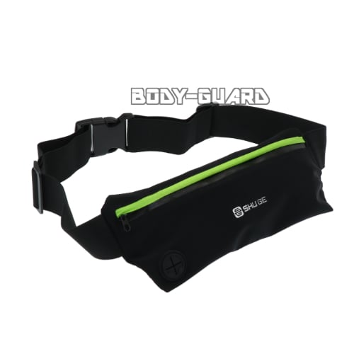 LEDライト付き　ランニングポーチ　グリーン【ゆうパケット送料無料】