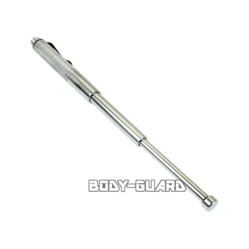 小型警棒　「ハイド」　クリップ付き　シルバー