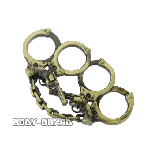 デザインナックル　ピストル&カフ　スモークゴールド【ゆうパケット送料無料】