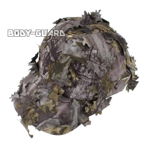 リアルカモフラージュキャップ　グレーカモ