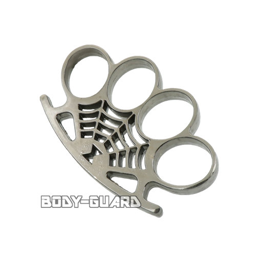 デザインナックル　蜘蛛の糸　グレー【ゆうパケット送料無料】