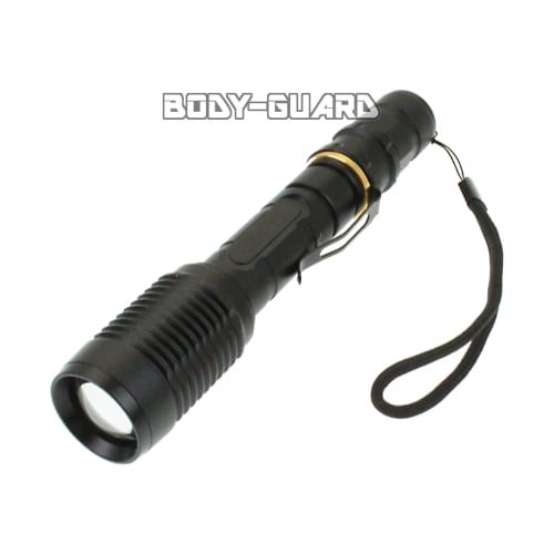 クリップ付きライト　ブラック