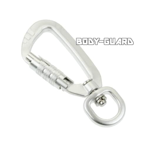 スイベル付きカラビナ シルバー【ゆうパケット送料無料】