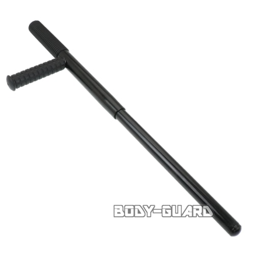 金属製トンファー　振り出し式　ブラック