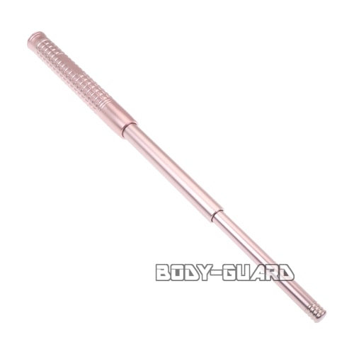 7075アルミ合金警棒　オートロック式　21インチ　ピンク