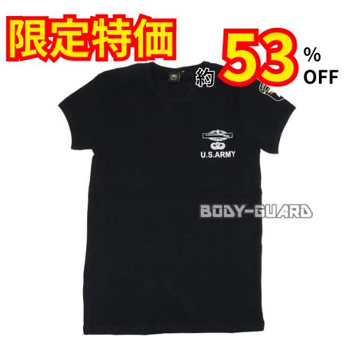 U.S. ARMY　半袖Tシャツ　ブラック　L【ゆうパケット送料無料】